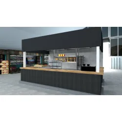 Grilling area design drawing BHS-HoReCa RAS101