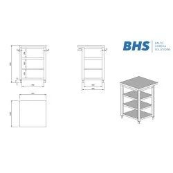 Stand for equipment 600 Novameta 26-07485-00.00.00 SB_A