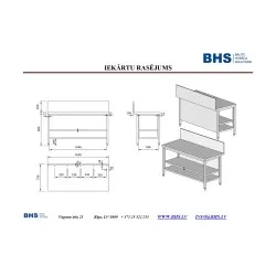 Custom refrigerated table BHS-HoReCa CK25-1054-165/730/900
