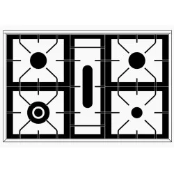 Cooking stove ILVE P09PNE3