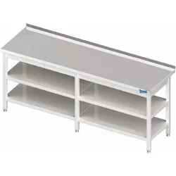 Metal table with two shelves Novameta BHS-PLV-2P-350/60/90