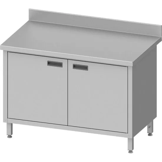 Easy-Assembly Tables with Doors, depth 600 mm