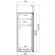 Refrigerator BHS-HoReCa R-1-VK-185/80
