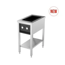 Induction cooktop Novameta INDCT2-SEMI-S