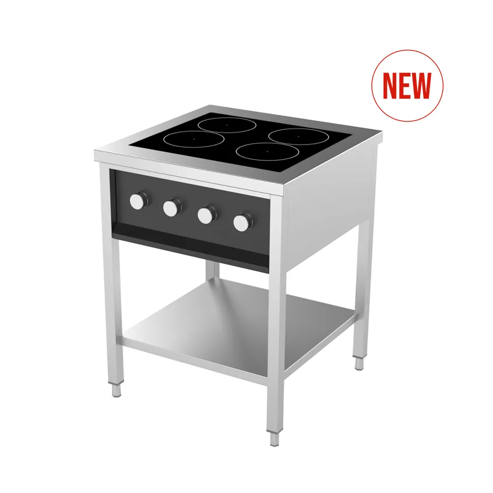 Induction cooktop Novameta INDCT4-SEMI-R