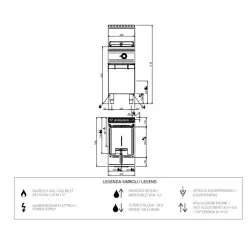 Gas fryer MBM FRVG94A