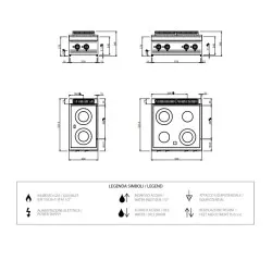 Electric hob MBM MVC77T