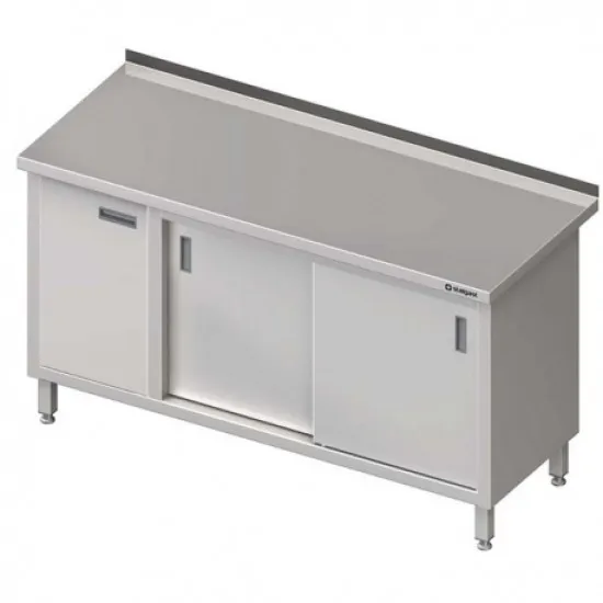 Table with 2 Sliding and 1 Hinged Doors