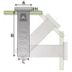Disposable cup and glass dispenser BHS.LV-F BHS460003