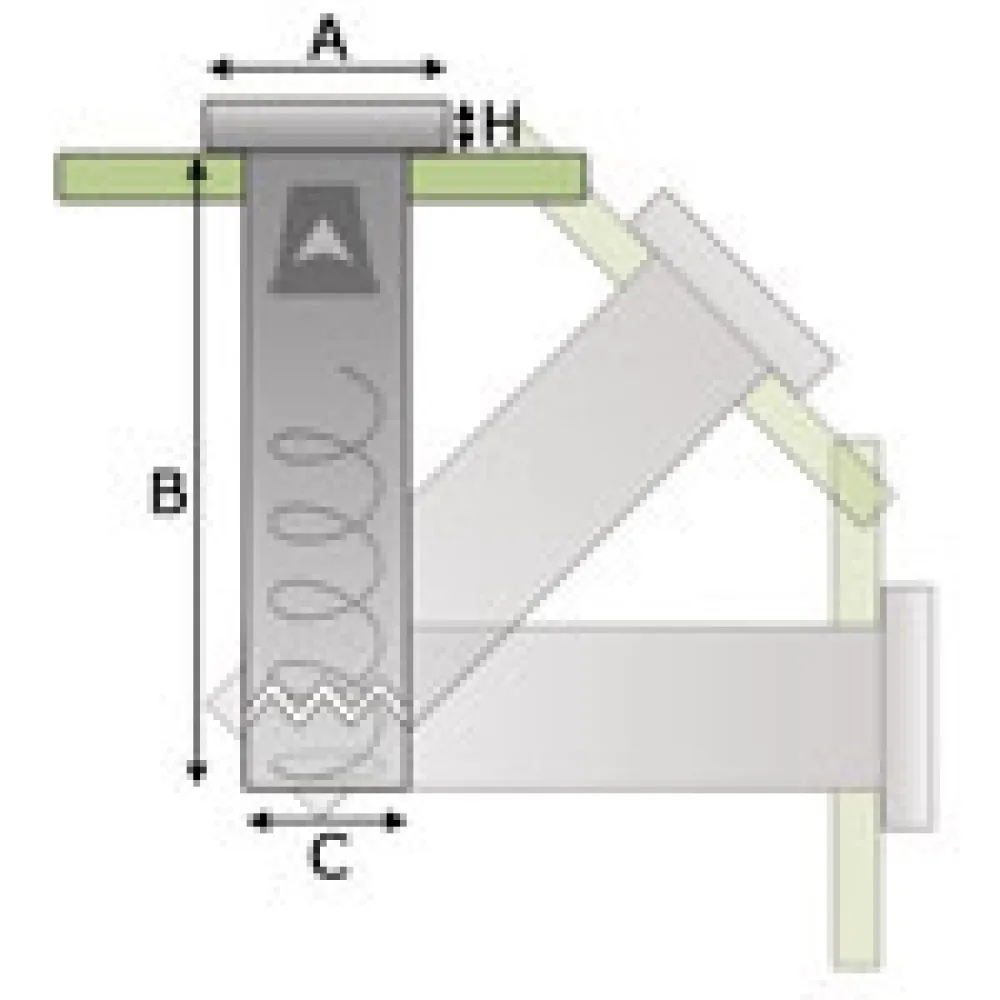 Disposable cup and glass dispenser BHS.LV-F BHS460014
