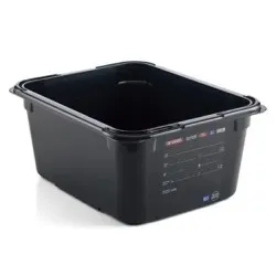 GN tray in black polycarbonate ARAVEN AR47823