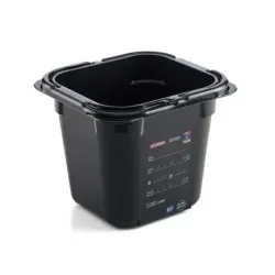 GN tray in black polycarbonate ARAVEN AR47798