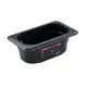 GN tray in black polycarbonate ARAVEN AR44010