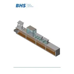 Modular system installation and drawings BHS-HoReCa RAS-FoodServing