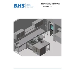 Restaurant kitchen design drawing BHS-HoReCa