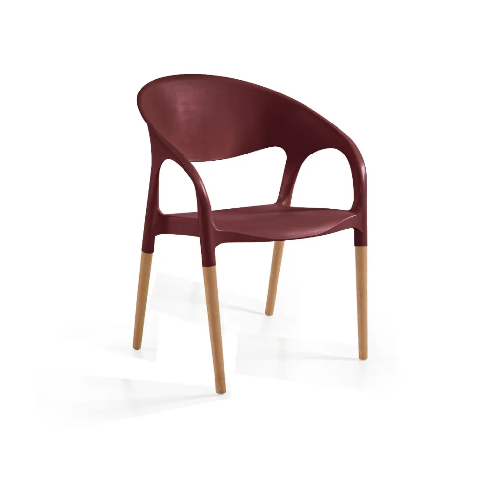 Outdoor chair BHS-HoReCa 3G-LunaChairWood