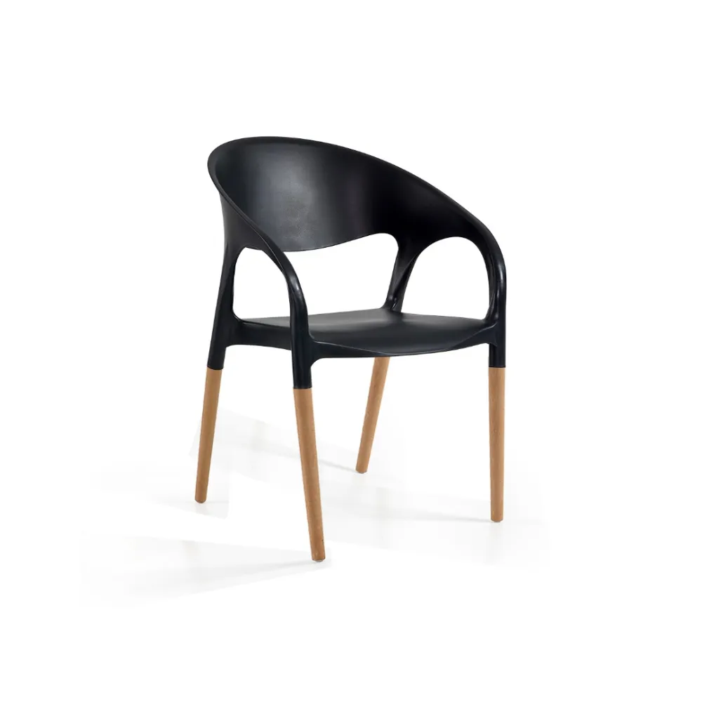 Outdoor chair BHS-HoReCa 3G-LunaChairWood