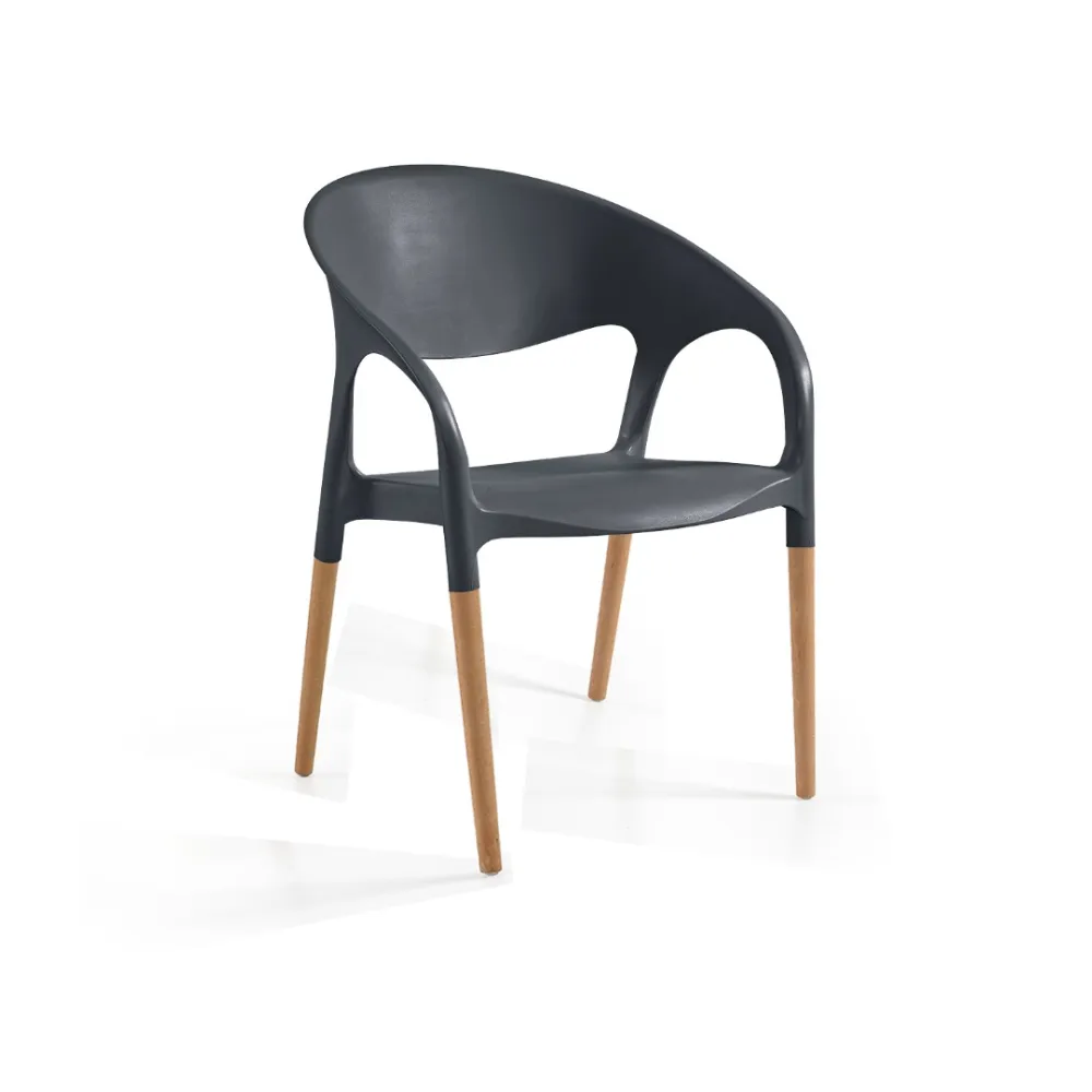Outdoor chair BHS-HoReCa 3G-LunaChairWood