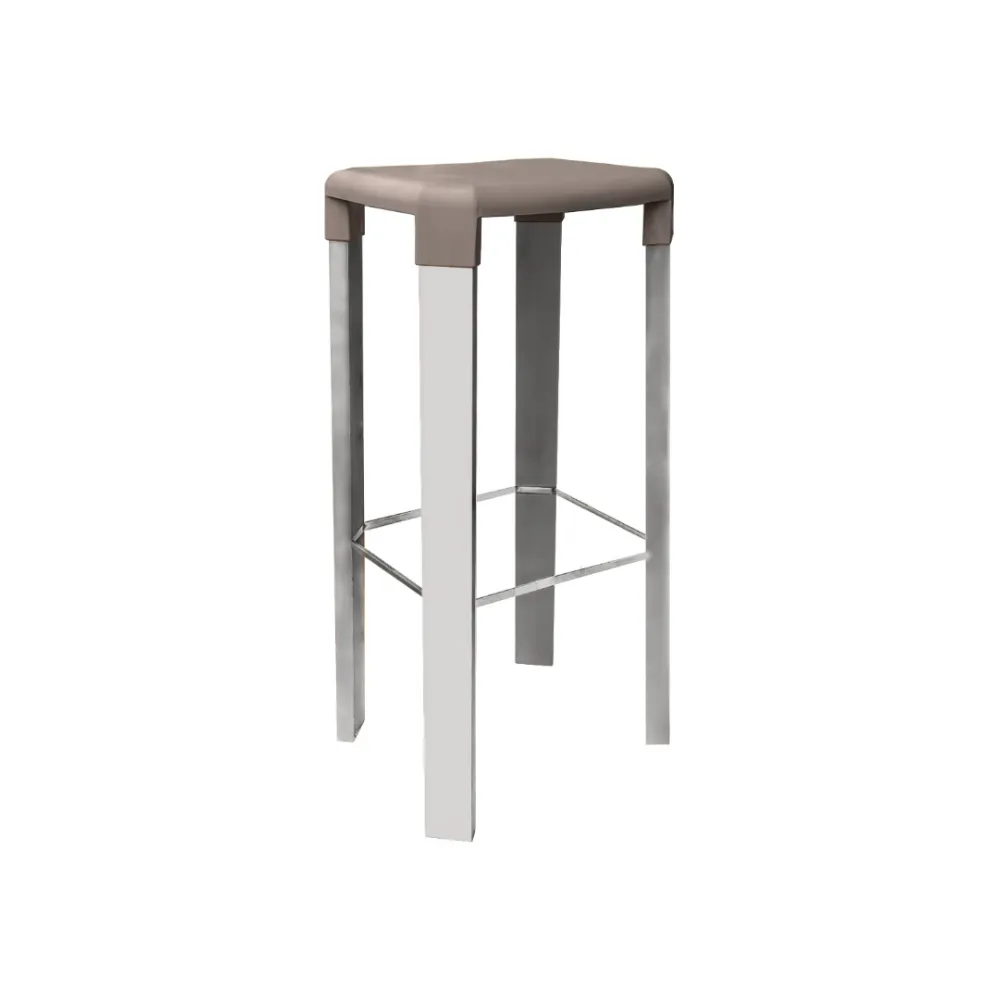 Bar stool BHS-HoReCa 3G-OsloHighChairAlum