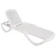 Sun lounger BHS-HoReCa 3G-CascaisWhite