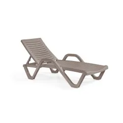 Sun lounger BHS-HoReCa 3G-WoodyColor