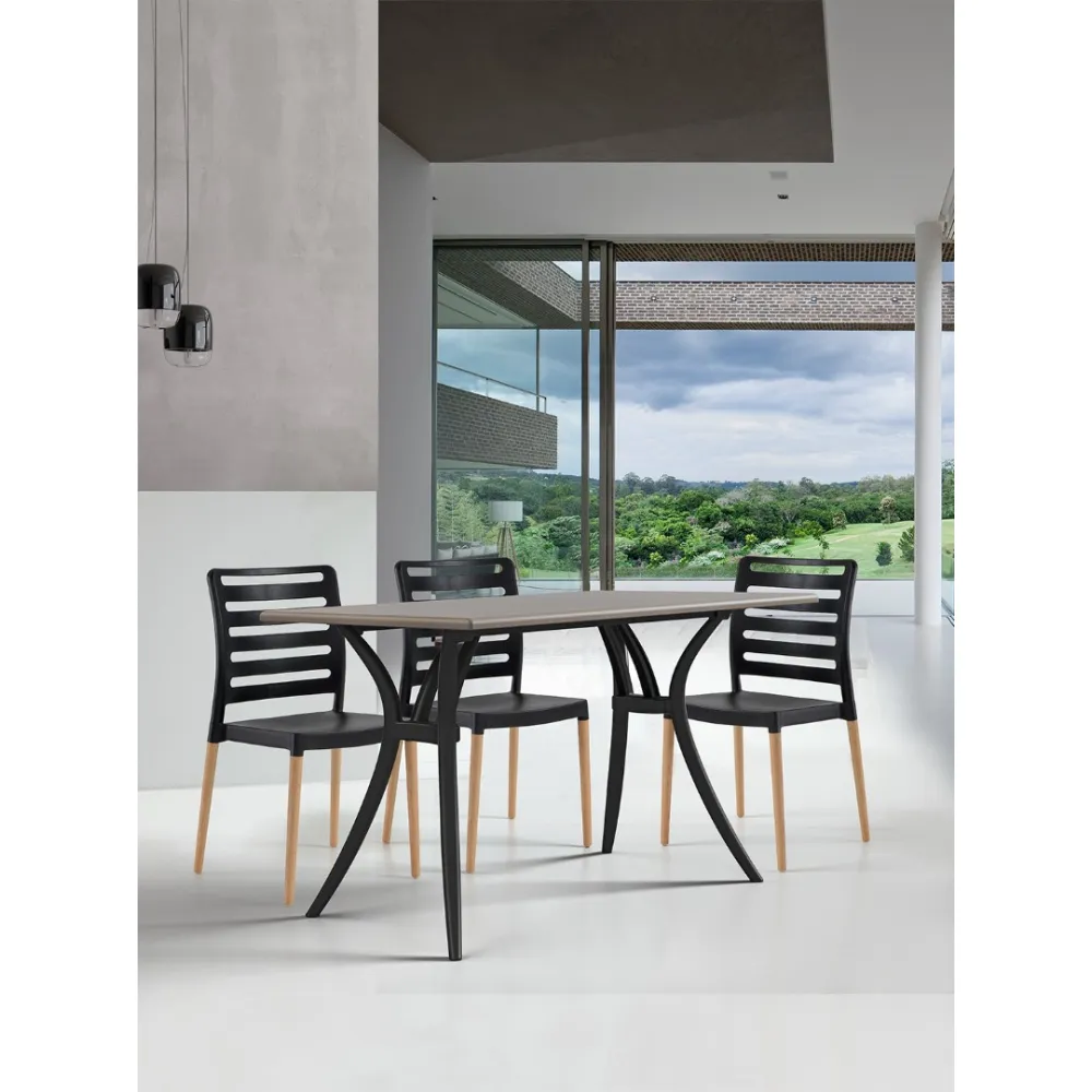 Outdoor chair BHS-HoReCa 3G-DivaChairWood