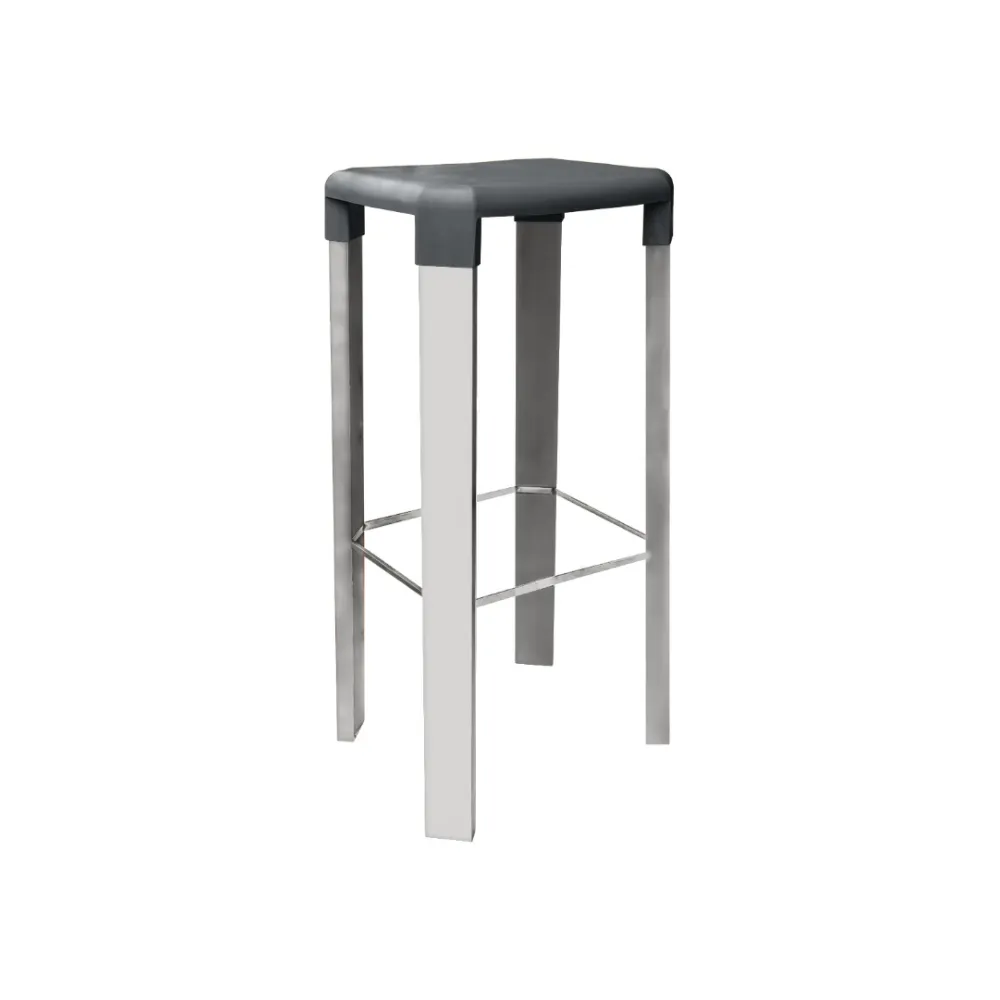 Bar stool BHS-HoReCa 3G-OsloHighChairAlum