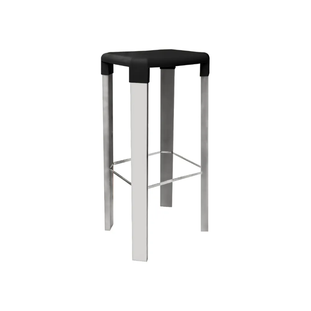 Bar stool BHS-HoReCa 3G-OsloHighChairAlum