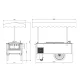 Ice Cream Display Cabinet BHS-HoReCa 8SM