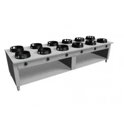 Wok cooking station CASTA CC/12 BA850H