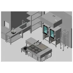 Kitchen block KE BHS-HoReCa