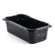 GN tray in black polycarbonate ARAVEN AR47819