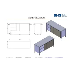 Kitchen work table BHS-HoReCa RAS117