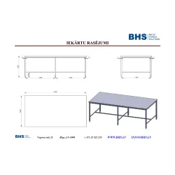 Kitchen work table BHS-HoReCa RAS118