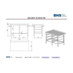 Non-standard dishwashing solution BHS-HoReCa PR-table-1200