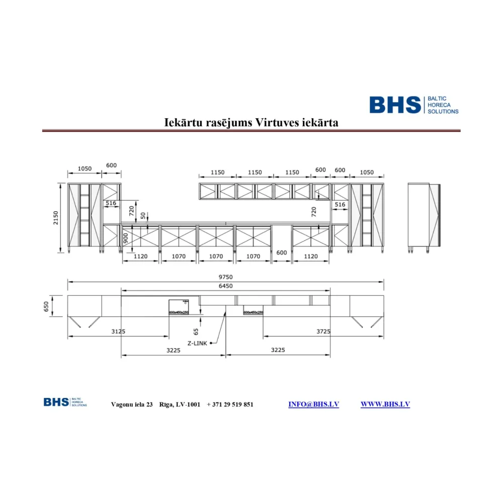 Kitchen work table BHS-HoReCa PROJECT-9750