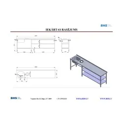 Kitchen work table BHS-HoReCa NN43