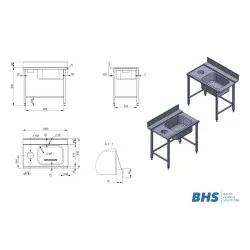 Non-standard dishwashing solution BHS-HoReCa BHS-DL0-000-213/72/4