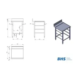 Non-standard dishwashing solution Novameta BHS-DP0-PRV-81/70/90