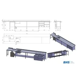 Kitchen work table BHS-HoReCa NN152