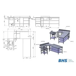 Non-standard dishwashing solution BHS-HoReCa RAS123