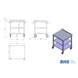 Kitchen work table BHS-HoReCa NN64