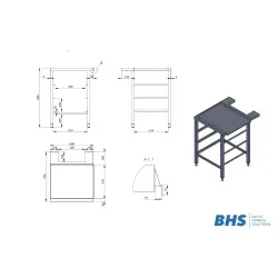 Dishwashing area furniture BHS-HoReCa NN72