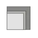 Indoor table top BHS-HoReCa MELAMINE28-60x60