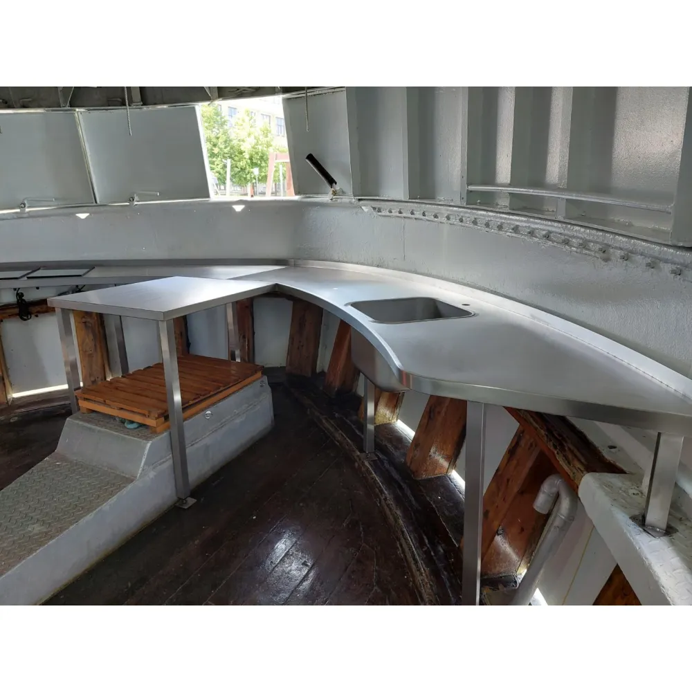 Circular table with sink for a yacht BHS-HoReCa MI-30
