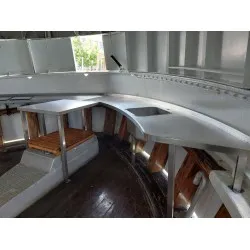 Circular table with sink for a yacht BHS-HoReCa MI-30