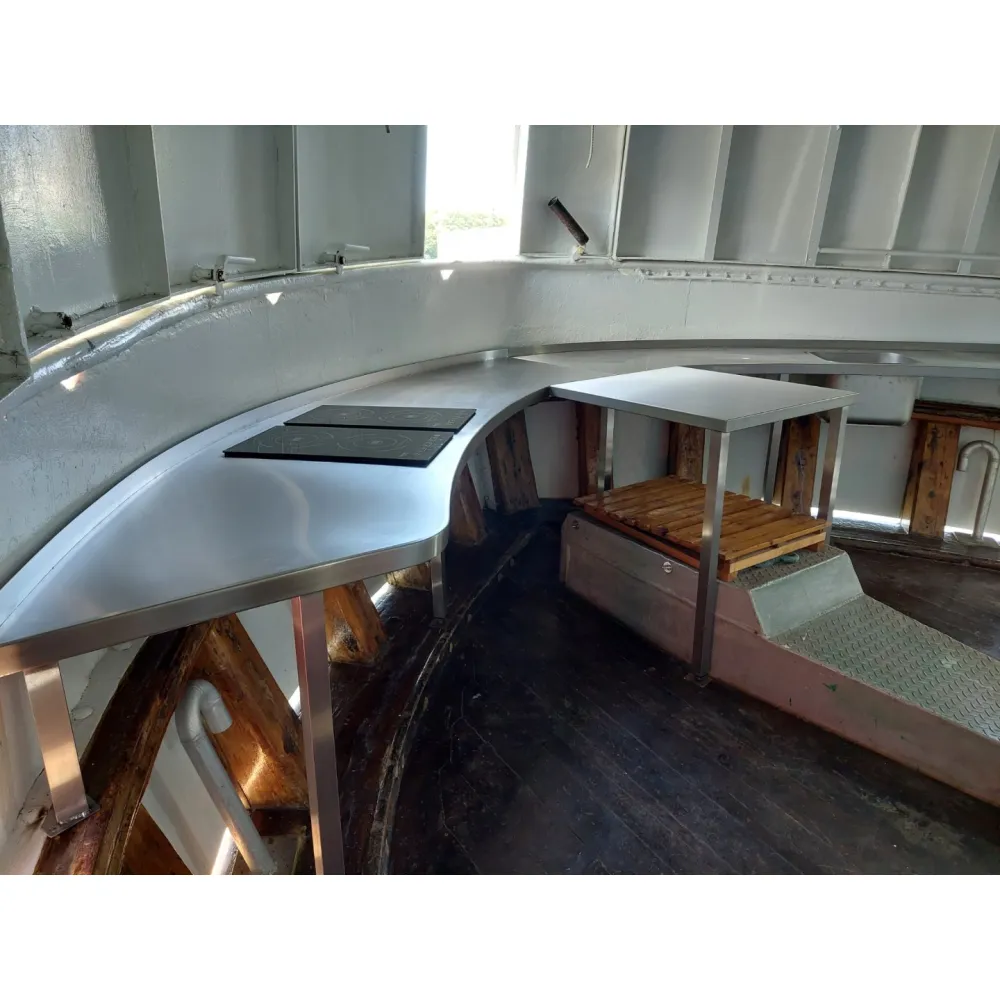 Circular table with sink for a yacht BHS-HoReCa MI-30