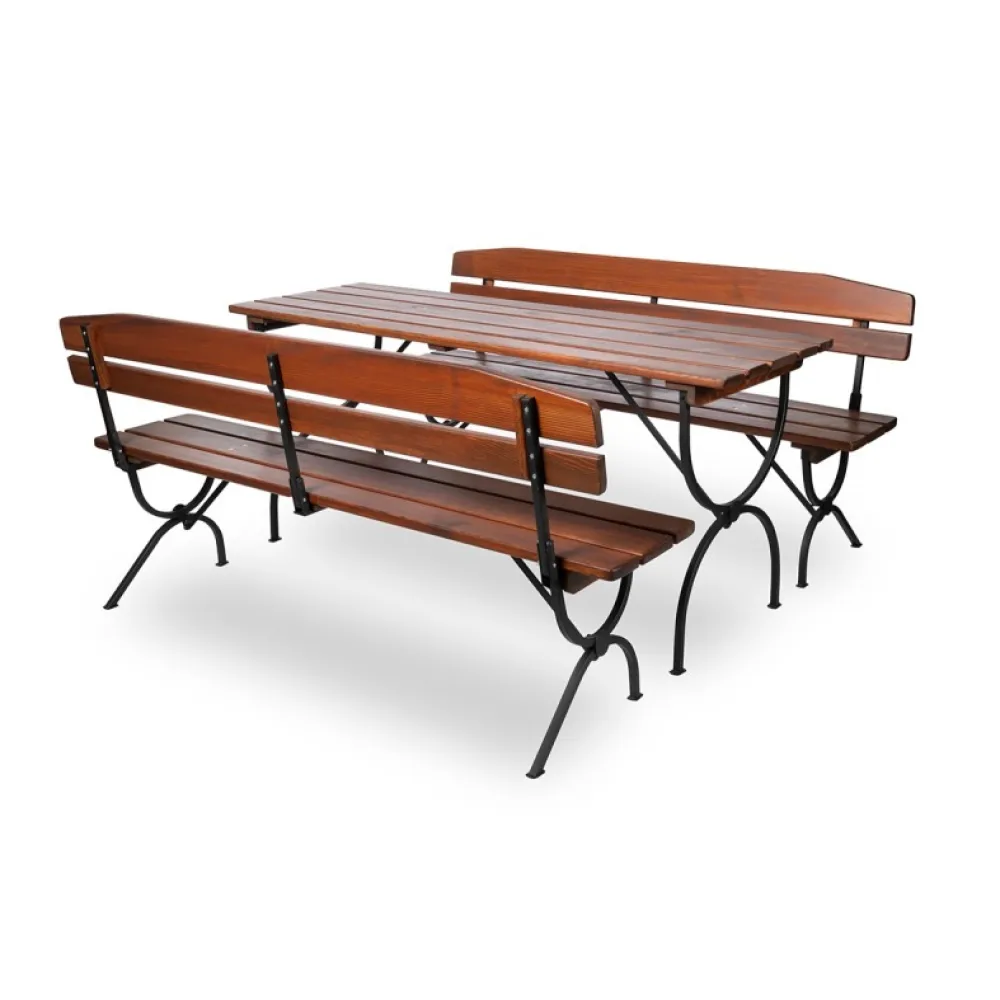 Folding table, chair or bench BHS-HoReCa ZP/OCTOBER.SET.1860/NP/STM