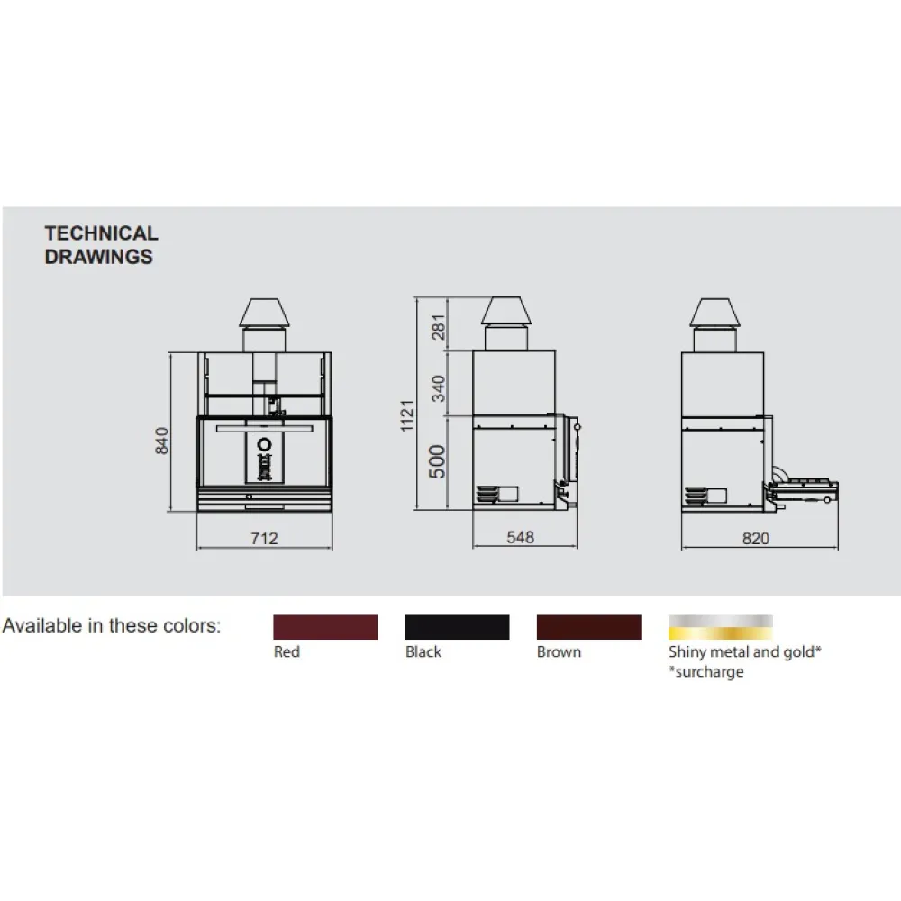 Charcoal oven KOPA CO-OCTipe300oc