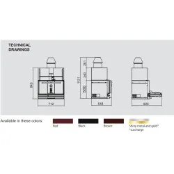 Charcoal oven KOPA CO-OCTipe300oc